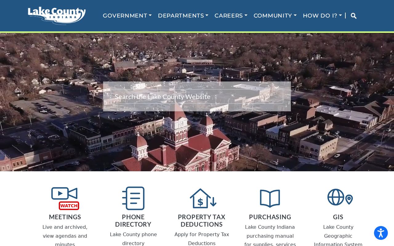 Lake County Indiana government court docket resources
